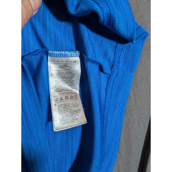 Adidas Men Sz M Blue AERO READY Tank Top Athletic Gym Workout Sleeveless - Picture 6 of 10